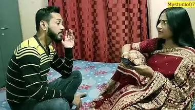Indian xxx milf bhabhi real sex with husband close friend! Clear hindi audio