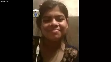 Beautiful girl video call with lover