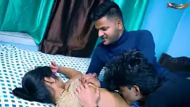 DESI VIRGIN GIRL HARDCORE FUCK WITH HER TWO FIREND'S WHEN SHE WAS ALONE AT HOME FULL MOVIE ( HINDI AUDIO )
