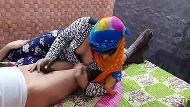 MMS clip of Desi guy fucking GF in XXX doggy after she sucks his rod