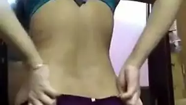Showing her ass