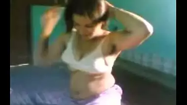 Indian Horny Wife Fingers and Masturbates For Husband