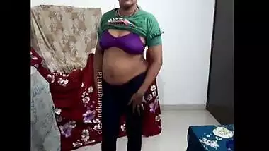 Indian Desi Bhabhi Exposed herself In front of Adult / Blue Film Producer for getting a chance -With Cute Pussy, Boobs, Ass & Fingering