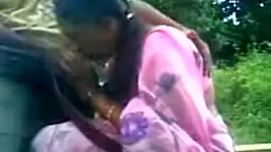 Daring Desi Aunty Sucks Uncles Cock Outside in the Park