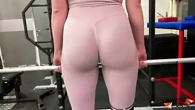 Trainer Hard Ass Fuckes and Facefuckes Redhead After Workout to Anal Creampie