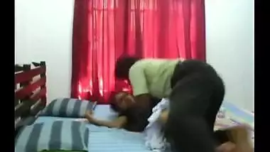 Desi nasty beauty drilled by intimate teacher