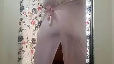 Sluty Nightgown For Hot Naughty Indian Wife