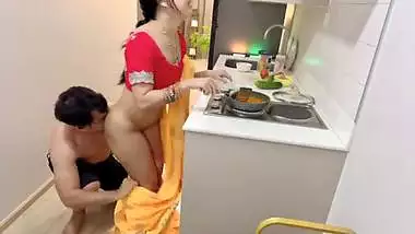 Indian Big Ass Wife is Really Horny while She Cooking