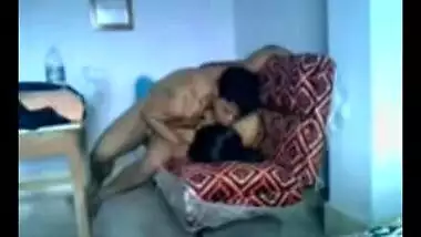 indian couple having sex on a couch