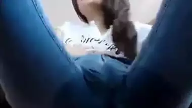 Punjabi girl cumming in her pants after fingering