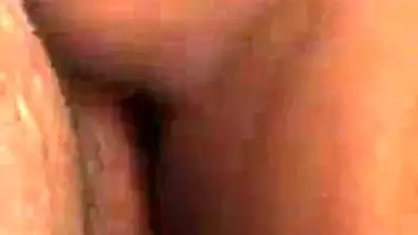 Indian dick riding sex MMS video of young wife with hubby