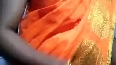 swetha tamil wife saree strip record video