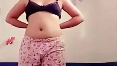 Desi Beautiful girl showing her cute boobs selfie cam video