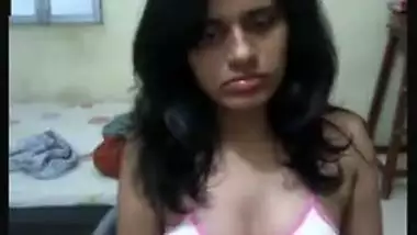 Desi Colg Teen Shilka On Skype Naked.