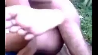 Desi village girl outdoor threesome video
