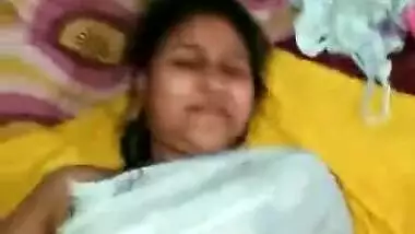 Sexy Indian Girl Boobs Record By Bf