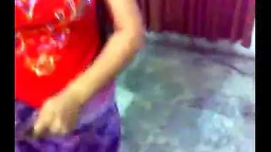 Indian bhabhi making her first porn clip