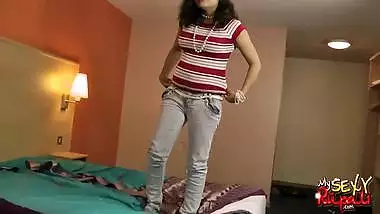 Indian pornstar babe Rupali showing her warn vagina and fuck