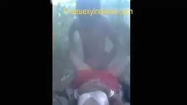Outdoor sex of Bhabhi fucked by friends