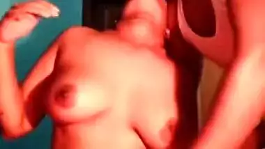 Sexy boobed Bangladeshi bhabhi stripping with husband