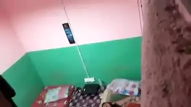 Desi hostel room hidden cam