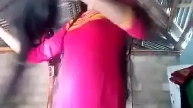 Teen Bangla village girl striptease selfie nude video