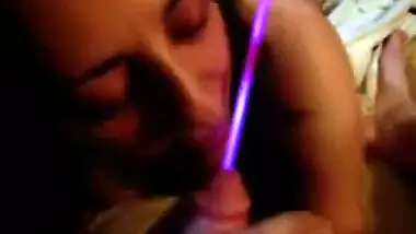 Arab Lebanese wife insert in penis BJ suck cock cum mouth