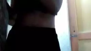 Small tits Desi girl showing pussy