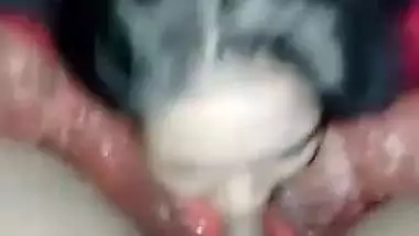 Horny lover fucks his young GF’s mouth like a beast