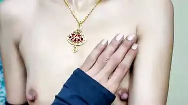 Petite desi indian girl making her boyfriend happy in every way.