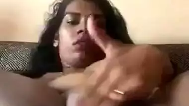 Horny Desi Teen Rubbing Her Clit