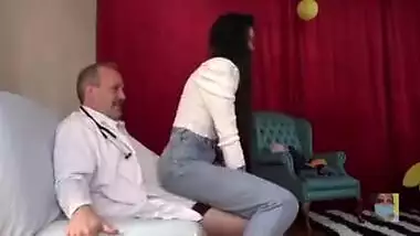 Medical Exam Turns From Lapdance To Doggystyle Fucking. How Did This Happen?