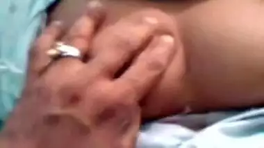 South Indian Bhabi Getting Boobs Pressed