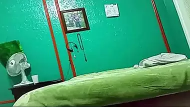 Bengaluru college girlfriend caught fucking on hidden cam
