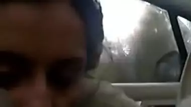 Mallu Blowjob inside car