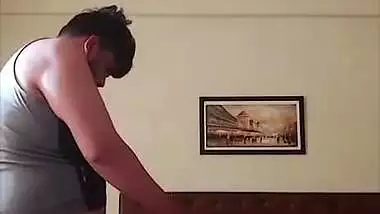 Slim Mumbai girl in doggy fucking with boyfriend