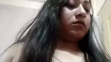 Bangladeshi Married Wife Smoking While Pressing Boobs And Showing Pussy In Bathroom