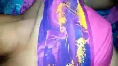 Desi sexy bhabhi enjoying saree sex in doggy position