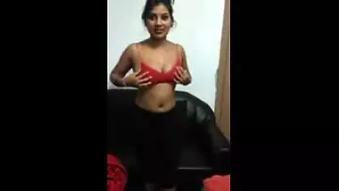 Desi college girl stripping in porn audition room