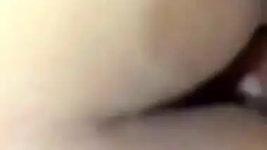 Unmarried couple’s hotel sex MMS in the doggy style