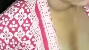 Sexy Bhabhi Boobs pressing By Hubby