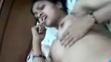 seductive desi girlfriend touching her hot curvy body