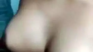Dusky Desi Girl Selfie Video For Her Boyfriend