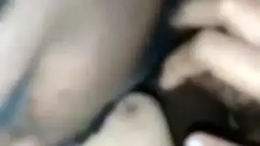 Village girlfriend tight pussy fucking in FSI sex