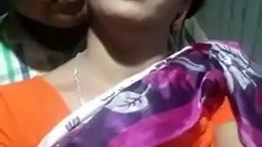 Horny Desi boy makes out with GF while touching her juicy XXX boobs