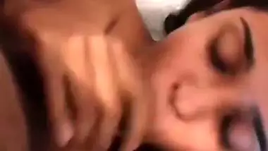 Lover cum profusely after his hot GF’s desi blowjob