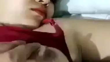 Bhabhi pretend to be asleep while devar fondles her boobs