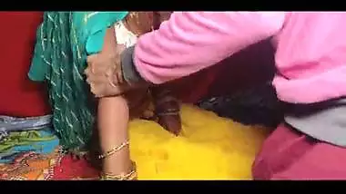 Rajasthani Bhabhi had a lot of fun after taking off her lehenga from her brother-in-law, full 4K video