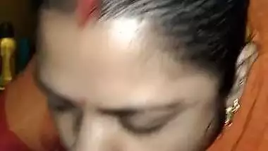 Bengali Boudi giving a nice blowjob to her neighbor
