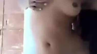 Today Exclusive- Desi Village Girl Showing Her Boobs And Pussy Part 2